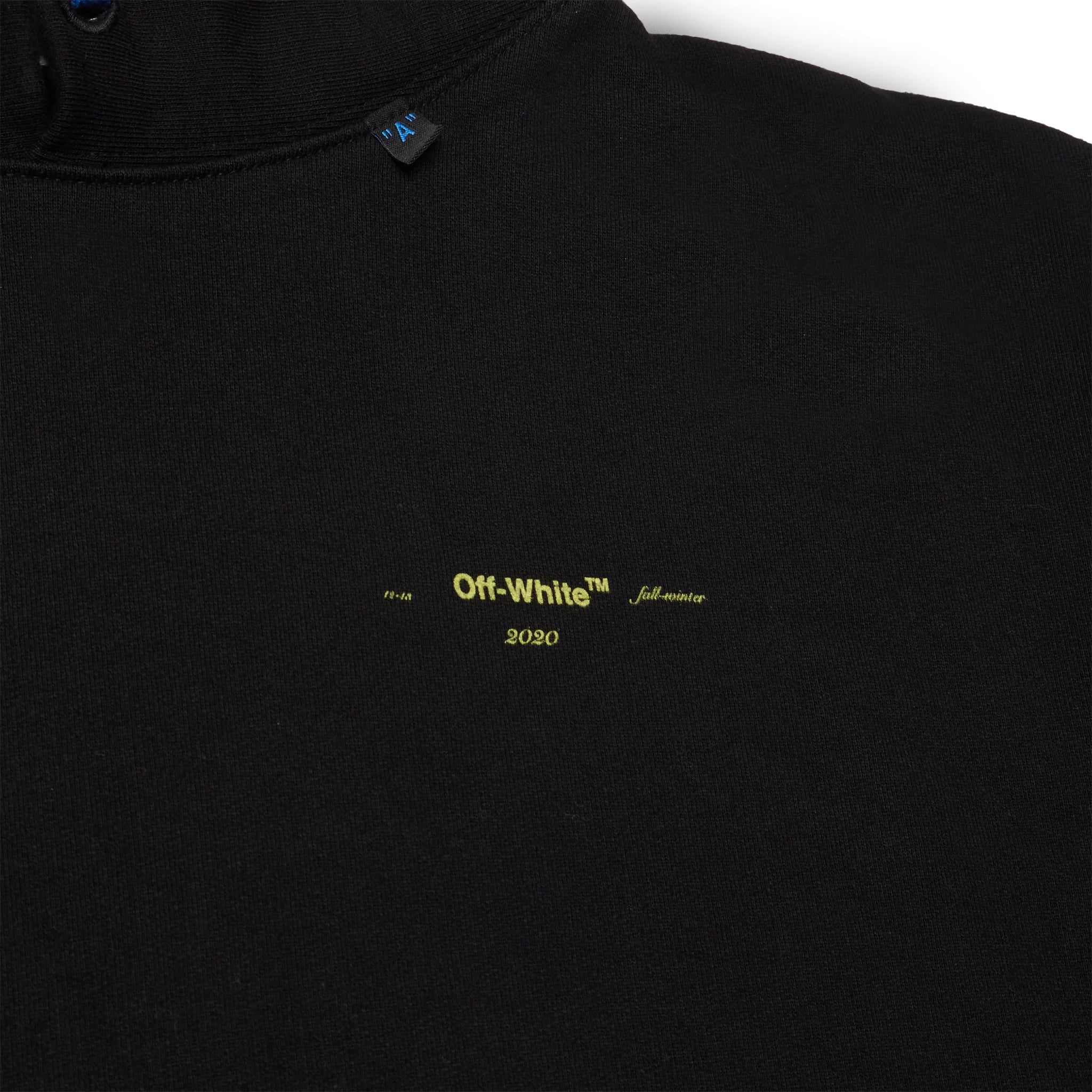 Preloved - Off-White Acrylic Arrows Black Multi-Strings Hoodie